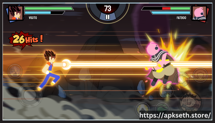 Stickman Warriors gameplay